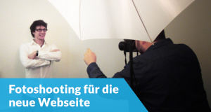 Fotoshooting für die neue Website