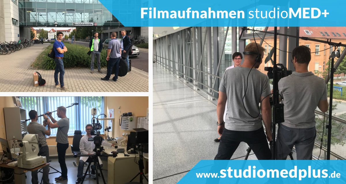 Filmaufnahmen für unsere Software zur Ver&shy;waltung klinischer Studien (studioMED+)