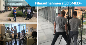 Filmaufnahmen für unsere Software zur Ver­waltung klinischer Studien (studioMED+)