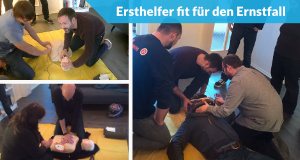 Ersthelfer fit für den Ernstfall...