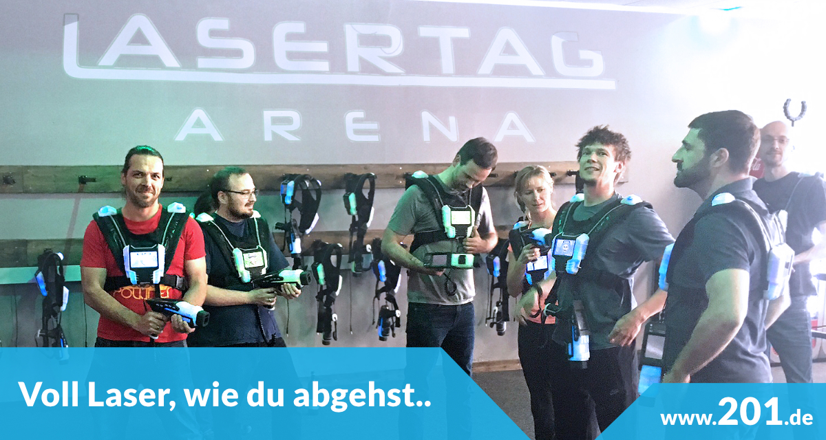 Teamausflug zum Lasertag