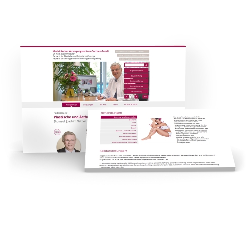 Webseite Magdeburg Arzt & Wellness